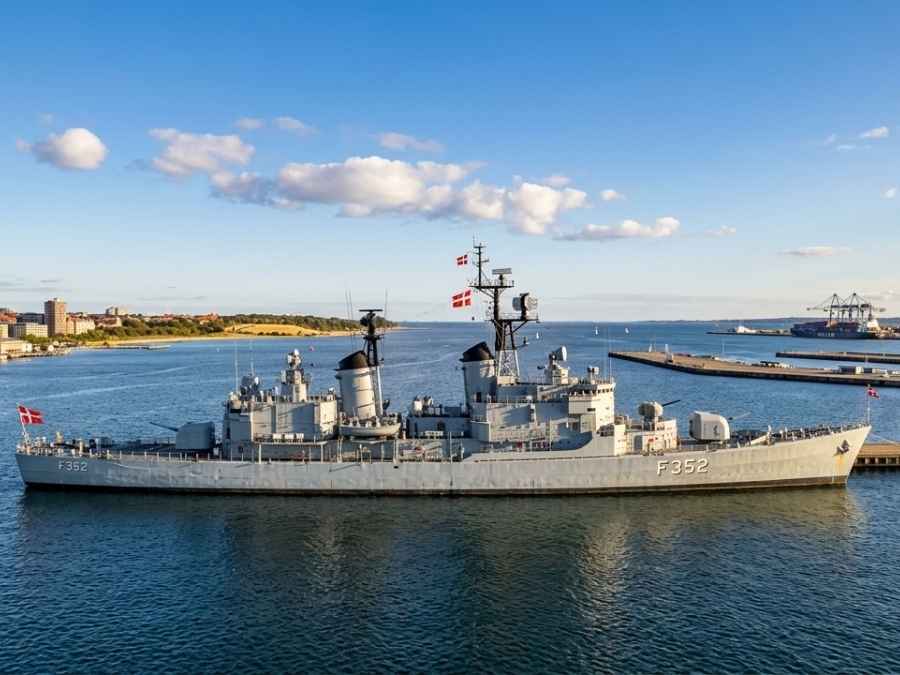 Holmen Naval Vessels in Copenhagen